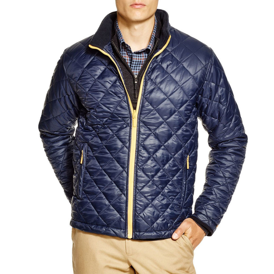 Kellen Quilted Jacket in Navy