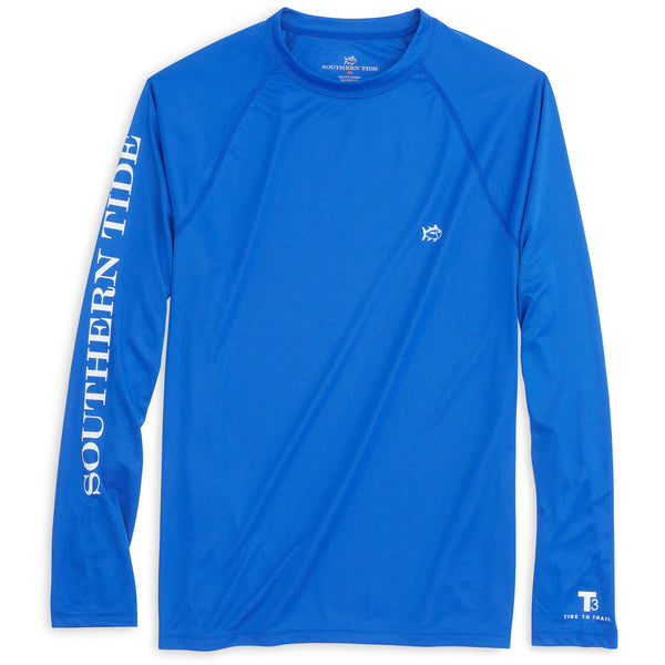 Long Sleeve Performance Tee in Royal Blue   