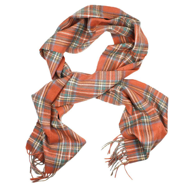 Shilhope Check Scarf in Antique Royal