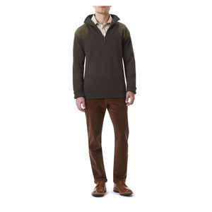 Storm Half Zip Sweater in Loden