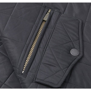 Powell Quilted Jacket in Black