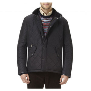 Powell Quilted Jacket in Black