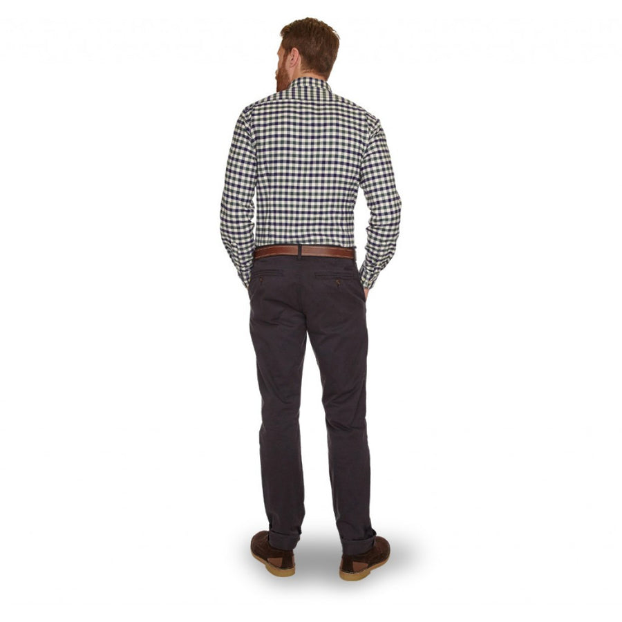 Neuston Twill Trousers in Navy