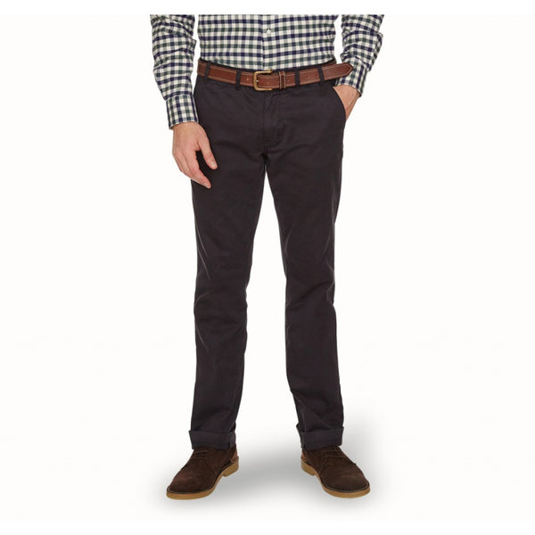 Neuston Twill Trousers in Navy