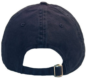 Largemouth Bass Needlepoint Hat in Navy   