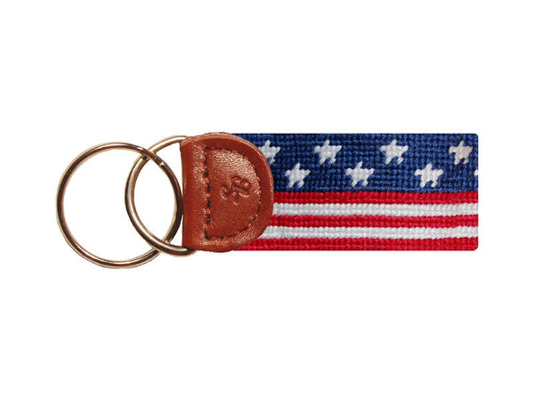 Old Glory Key Fob in Red, White and Blue  