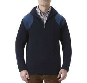Storm Half Zip Sweater in Navy