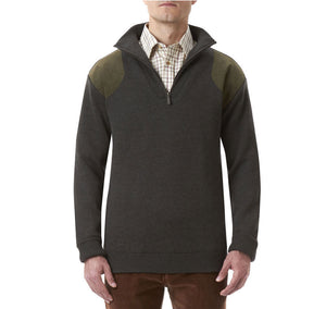 Storm Half Zip Sweater in Loden