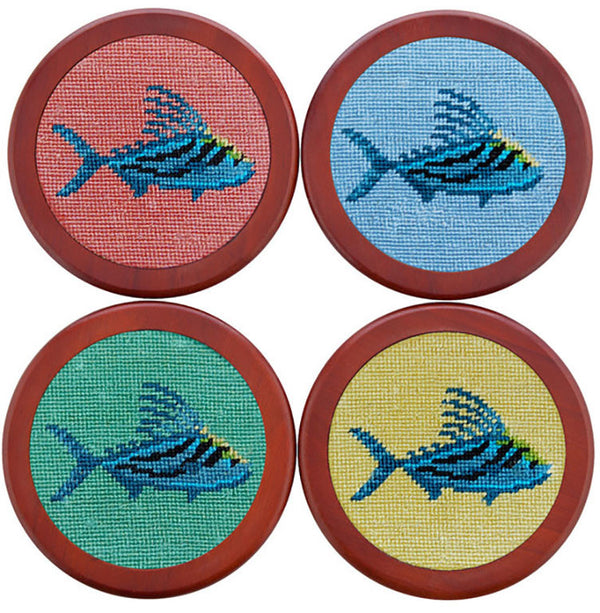 Roosterfish Coasters in Bermuda Sand   