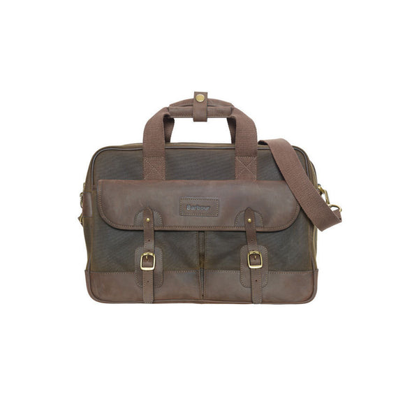 Mizzen Briefcase in Olive Green