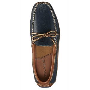 Drake Bison Loafer in Navy   