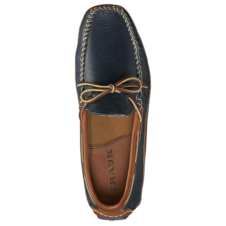 Drake Bison Loafer in Navy   