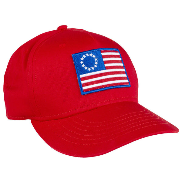 Old Glory All Twill Hat in Red   