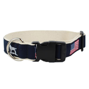 The Patriot Ribbon Dog Collar