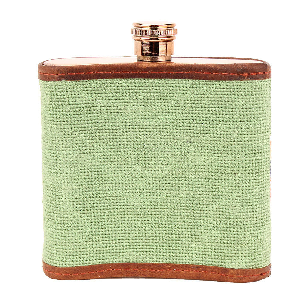 Here's To You Needlepoint Flask by Parlour  - 2