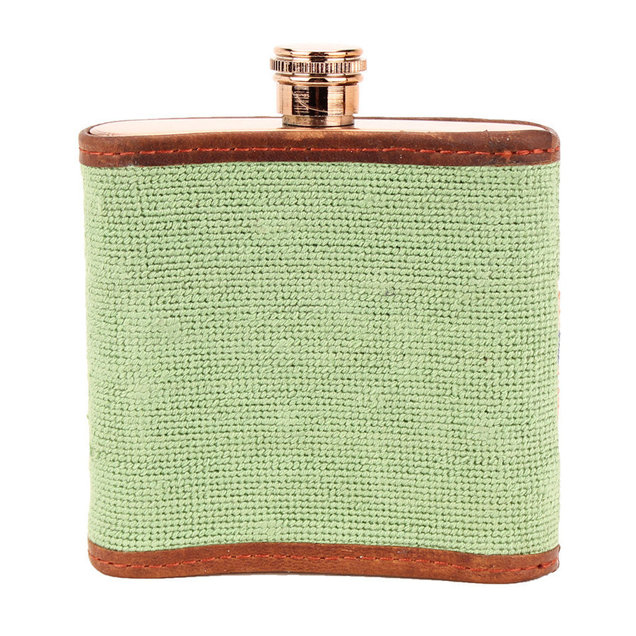 Here's To You Needlepoint Flask by Parlour  - 1