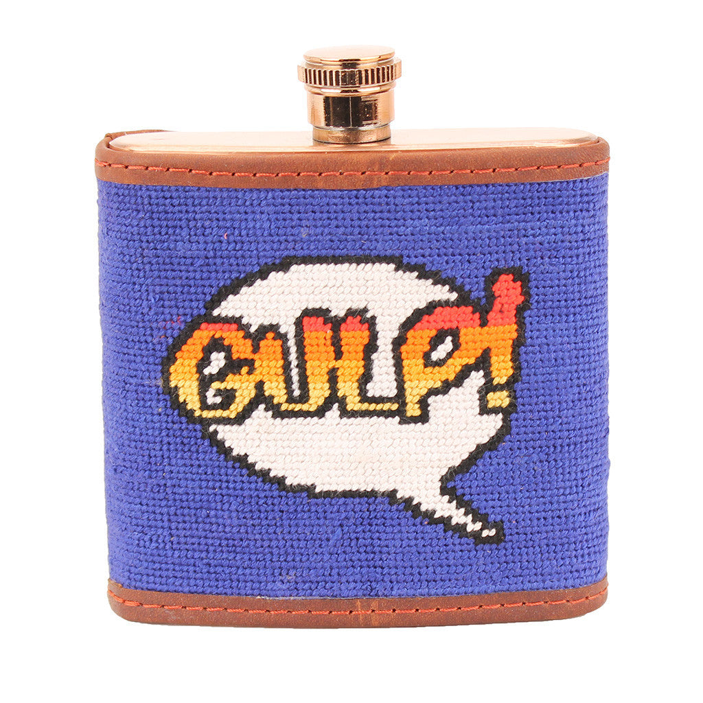 Pop Art Needlepoint Flask by Parlour  - 1