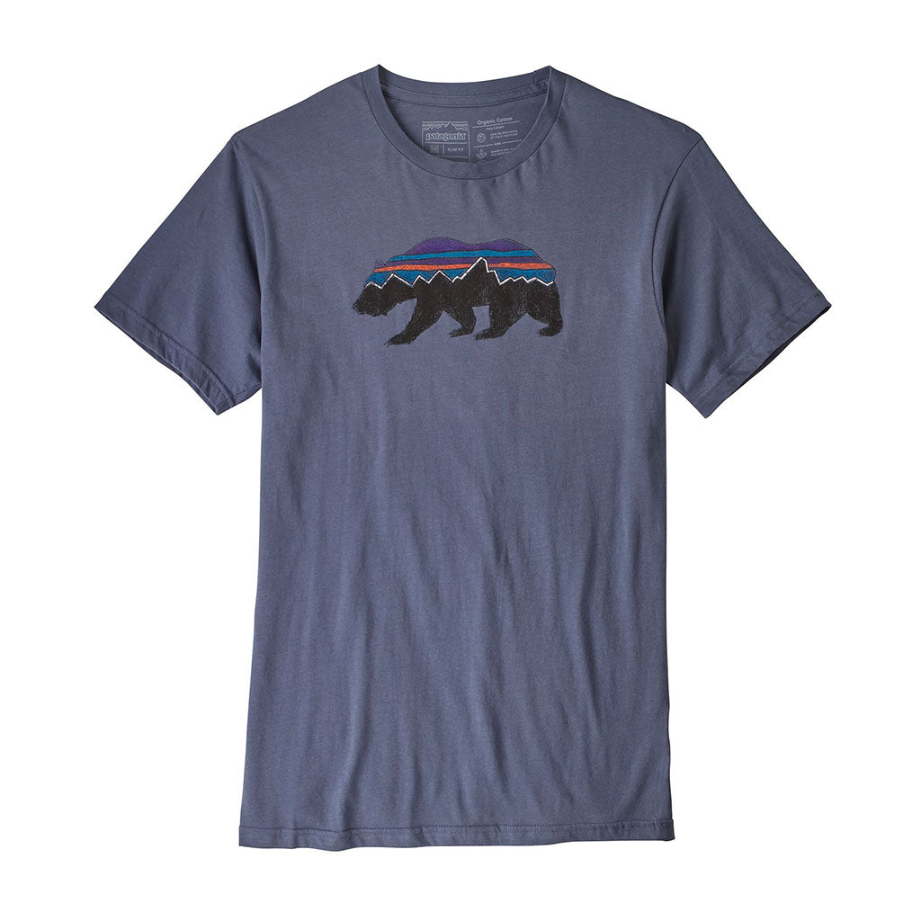 Patagonia Men's Fitz Roy Bear Organic Cotton T-Shirt - Tide and Peak Outfitters