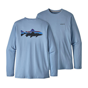 Men's Fitz Roy Trout Long Sleeved Graphic Tech Fish Tee - FINAL SALE