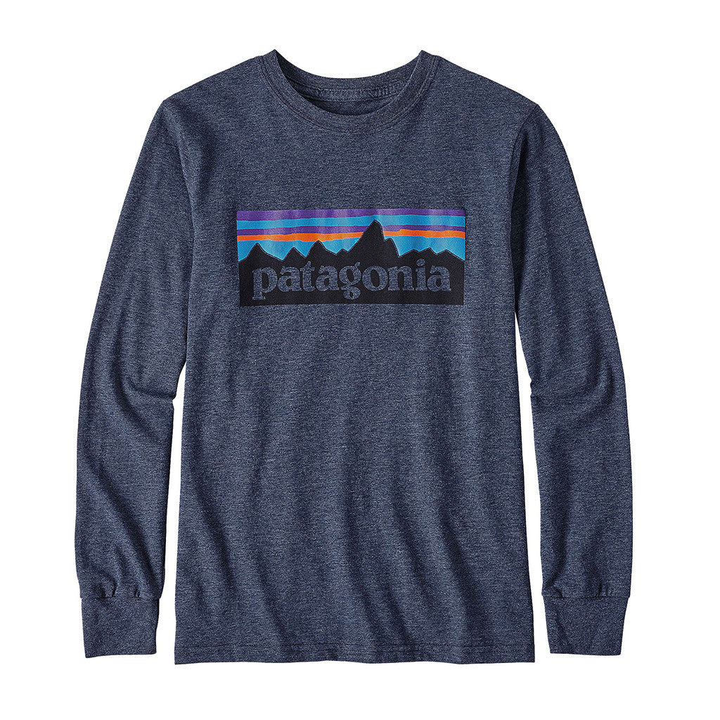 Patagonia | BOYS' Long Sleeved Logo T-Shirt and Peak Outfitters