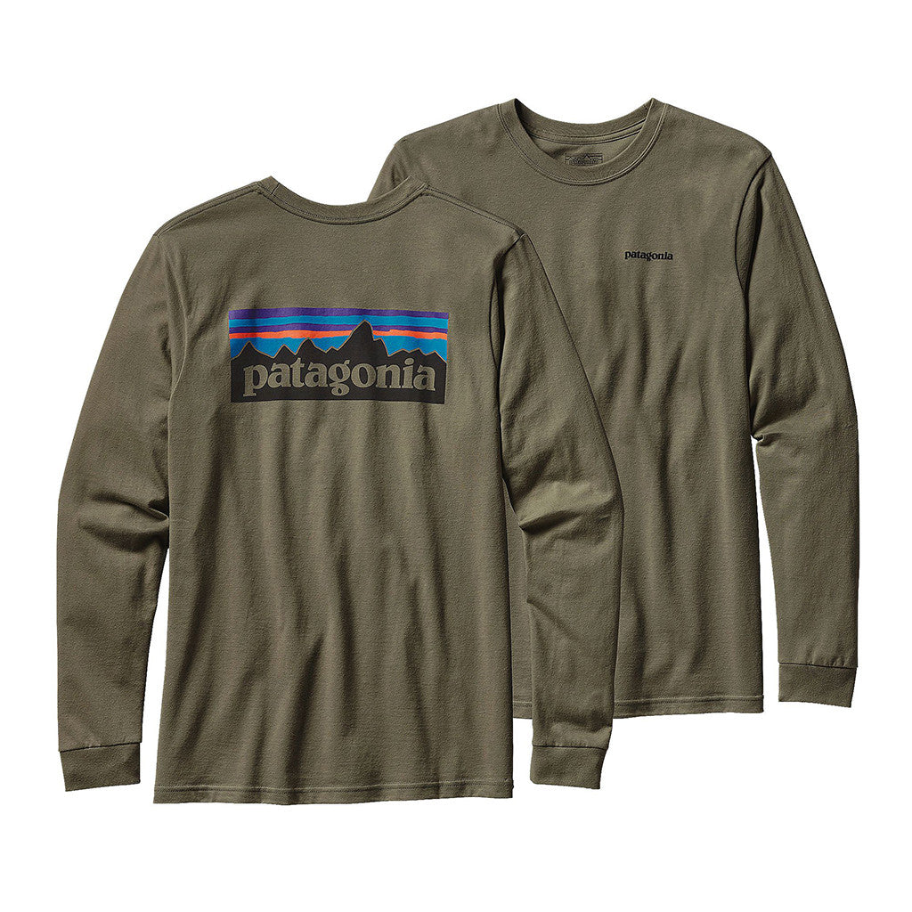 Patagonia | Men's Long Sleeved P-6 Logo T-Shirt - Tide and Peak