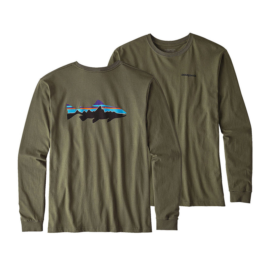 Men's Long Sleeved Fit Roy Trout T-Shirt - FINAL SALE