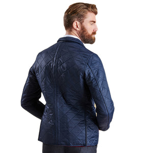 Racer Quilted Jacket in Navy by Barbour
