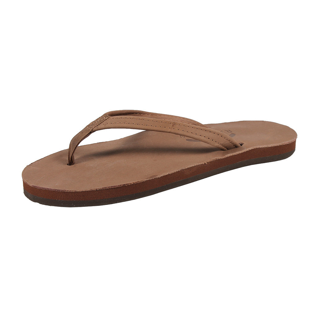 Women's Thin Strap Premier Leather Single Layer Arch Sandal