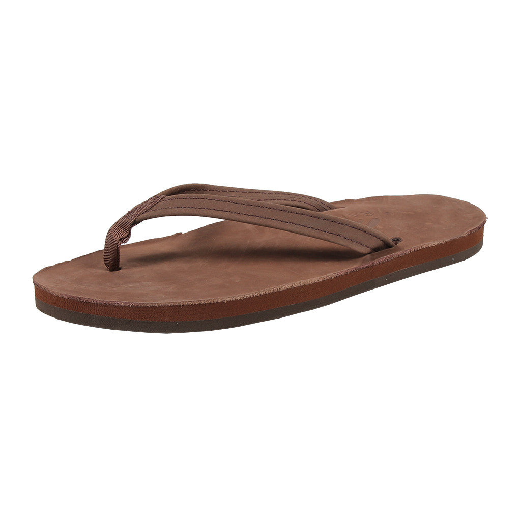 Women's Thin Strap Premier Leather Single Layer Arch Sandal
