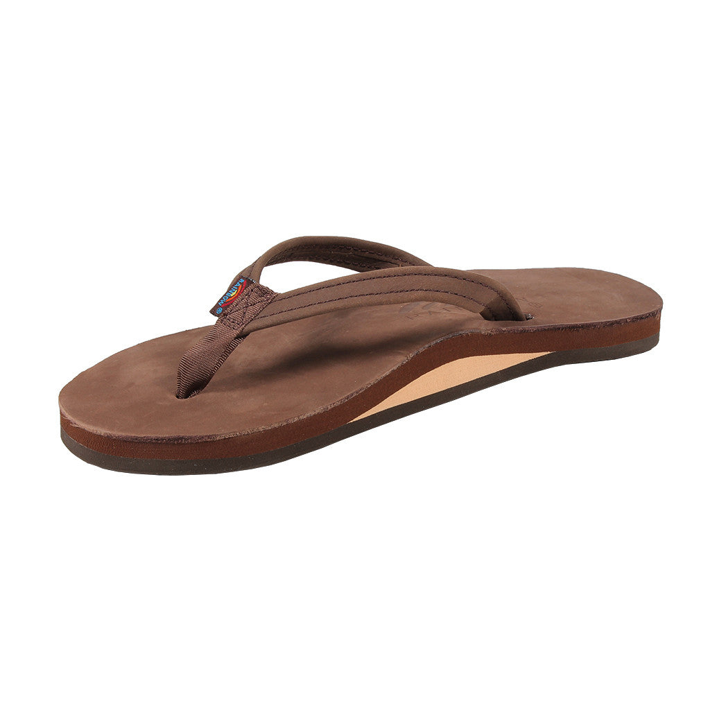 Women's Thin Strap Premier Leather Single Layer Arch Sandal