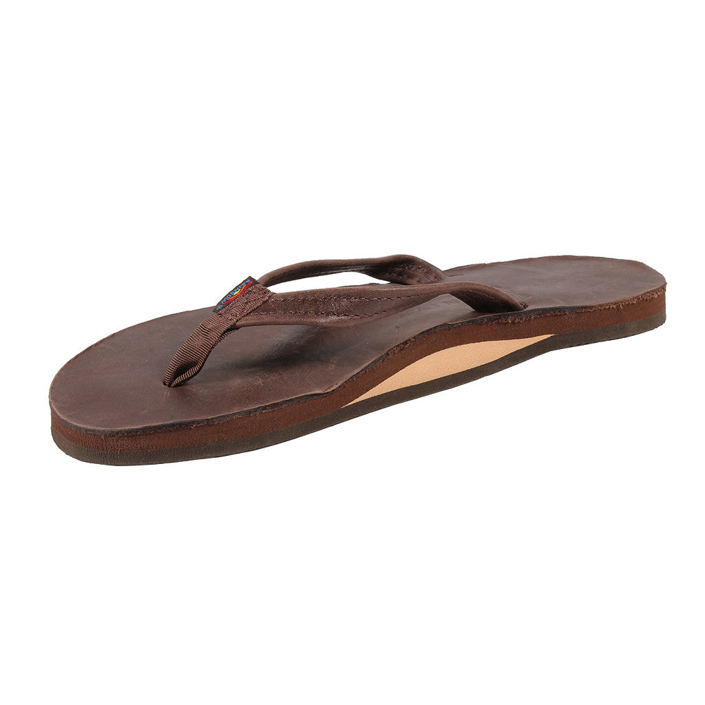 Rainbow Sandals Women s Thin Strap Premier Leather Single Layer Arch Sandal Tide and Peak Outfitters