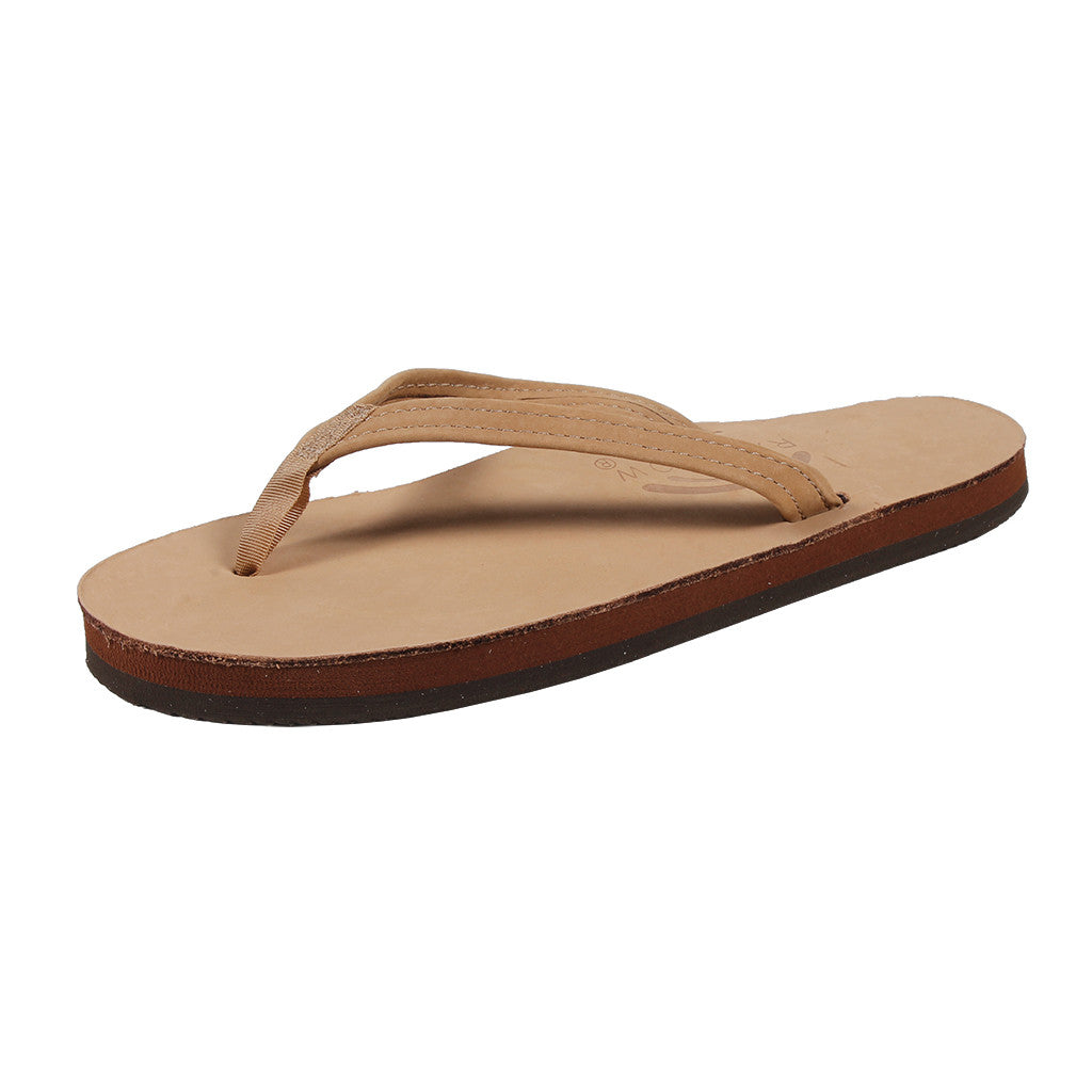 Rainbow Sandals Women s Thin Strap Premier Leather Single Layer Arch Sandal Tide and Peak Outfitters
