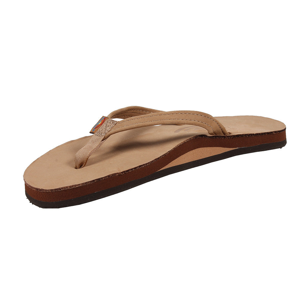 Women's Thin Strap Premier Leather Single Layer Arch Sandal
