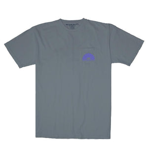 Waters Bluff Rayz'd and Confused Simple Pocket Tee in Grey by Waters Bluff