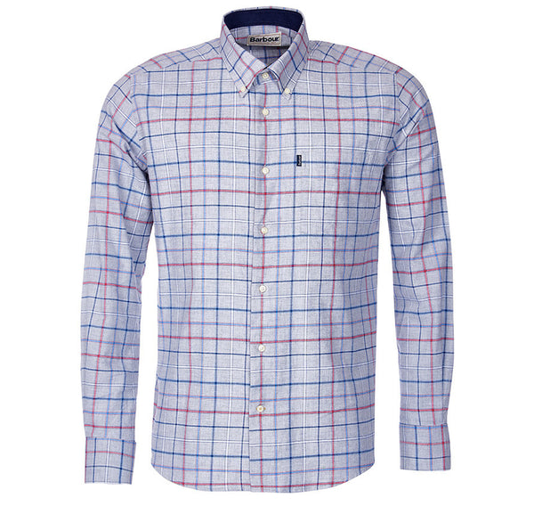 Ronald Tailored Fit Button Down in Grey Marl