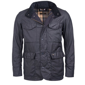 Sapper Tailored Wax Jacket in Navy by Barbour  - 5