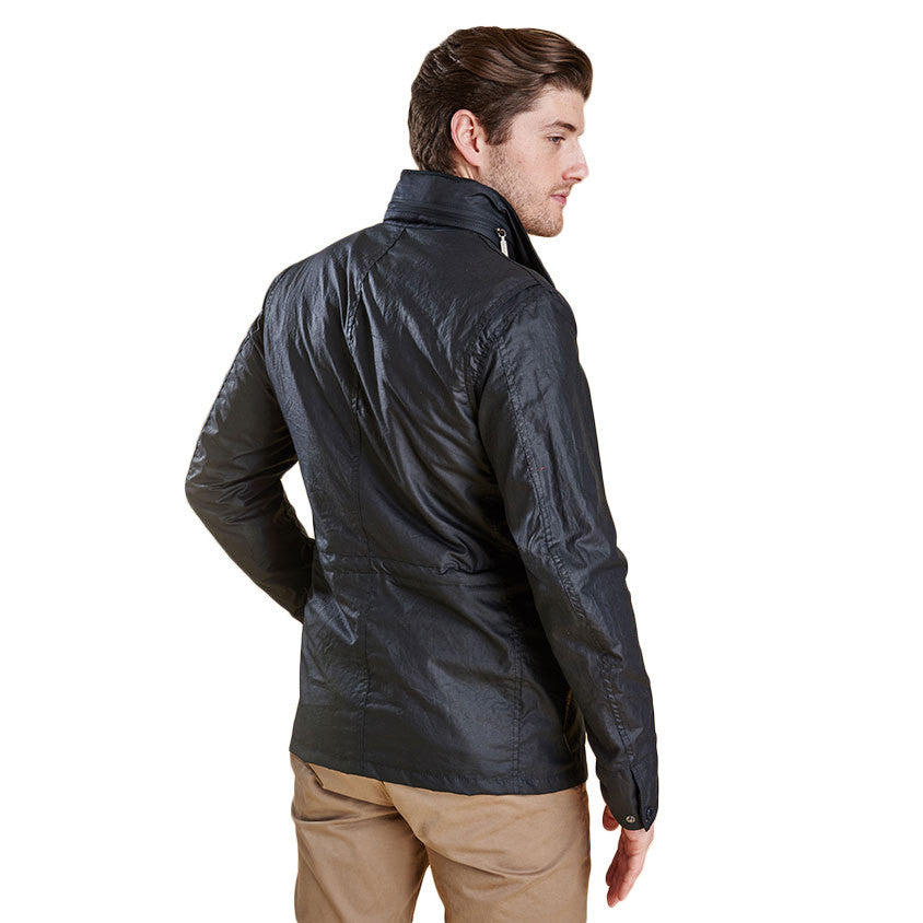 Barbour tailored jacket navy sales