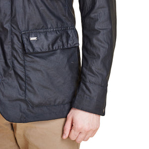 Sapper Tailored Wax Jacket in Navy by Barbour  - 4