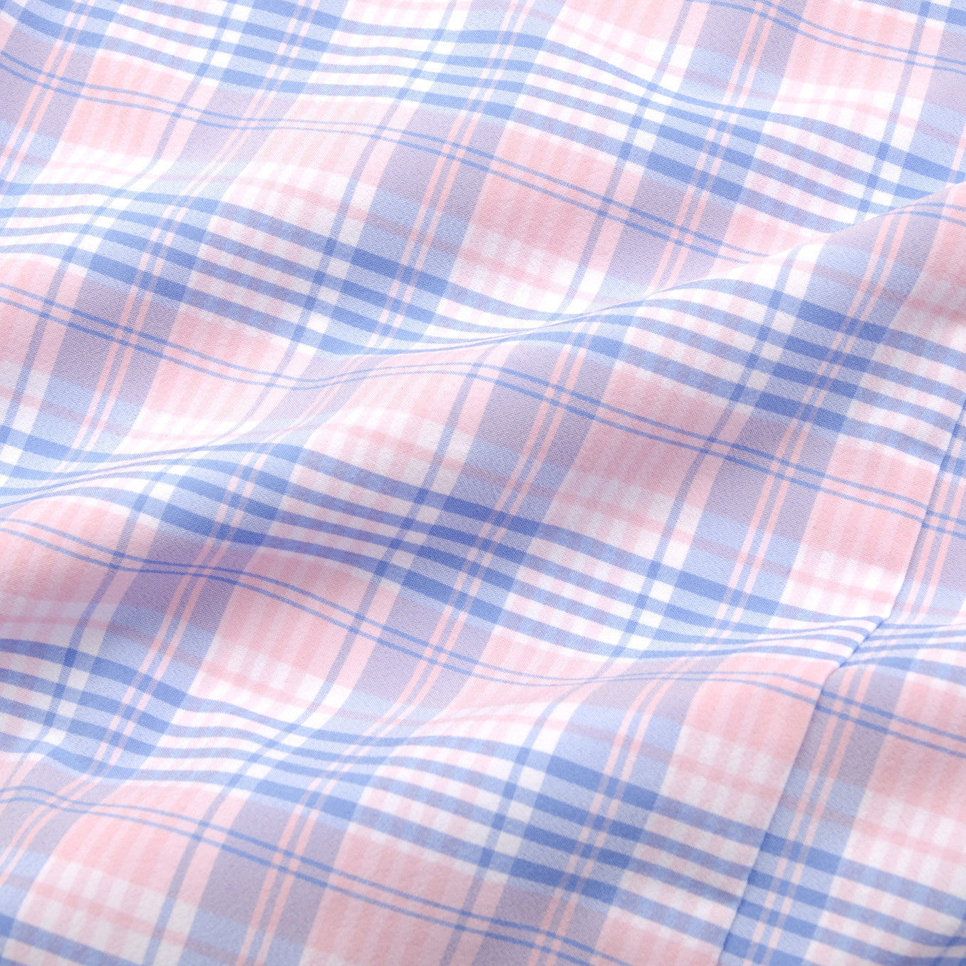 The "Savannah" Button Down in Pink and Blue Plaid by Mizzen + Main  
