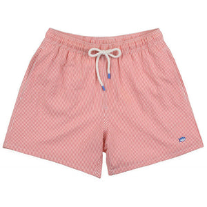 Seersucker Swim Trunks