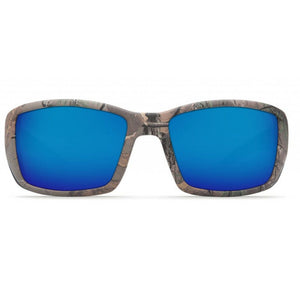 Blackfin Realtree XTRA Camo Sunglasses with Blue Mirror 580P Lenses   