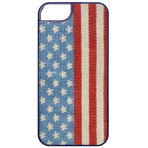 Stars and Stripes Needlepoint iPhone 6 Case  