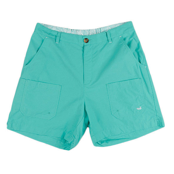 The Tarpon Flats Fishing Short in Antigua Blue by Southern Marsh  - 1