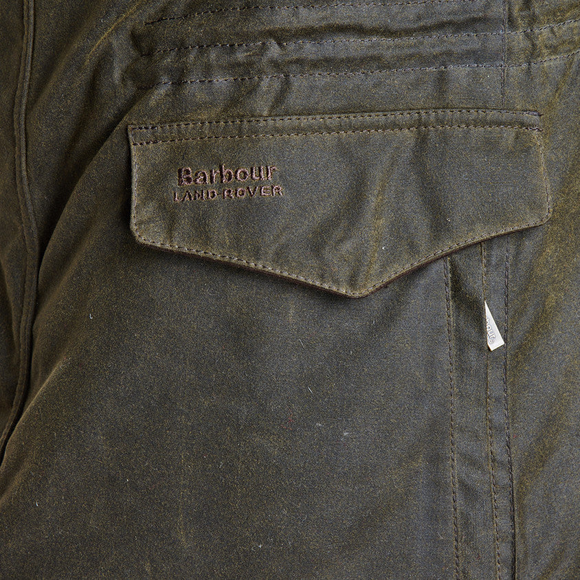 Barbour land rover traveller top wax jacket