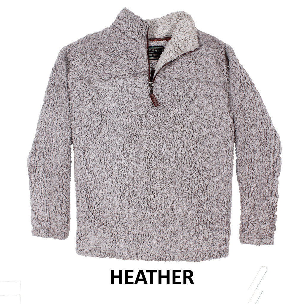 Frosty Tipped Pile 1 2 Zip Pullover