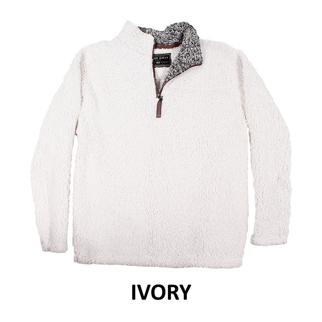Frosty Tipped Pile 1 2 Zip Pullover True Grit Tide and Peak