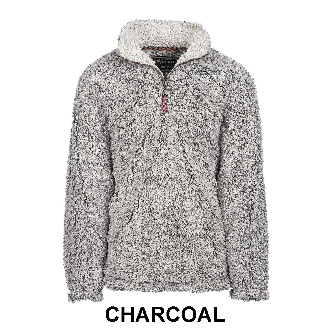 Frosty Tipped Pile 1 2 Zip Pullover True Grit Tide and Peak