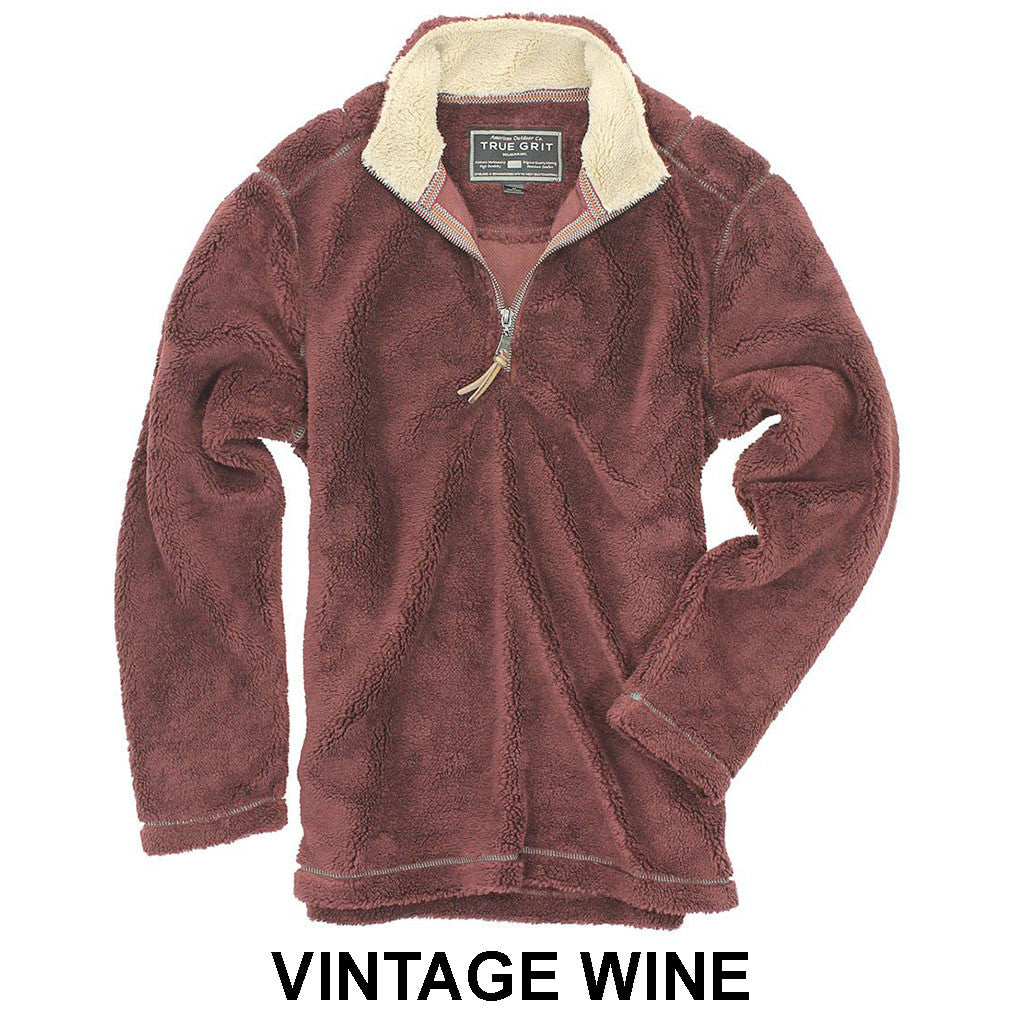 True Grit Pebble Pile Pullover 1 2 Zip