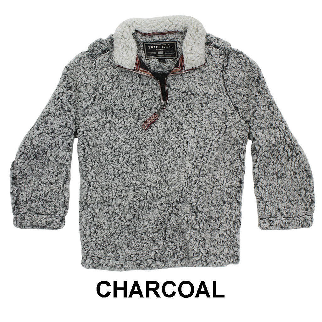 True Grit YOUTH Frosty Tip 1 4 Zip Pullover Tide and Peak Outfitters