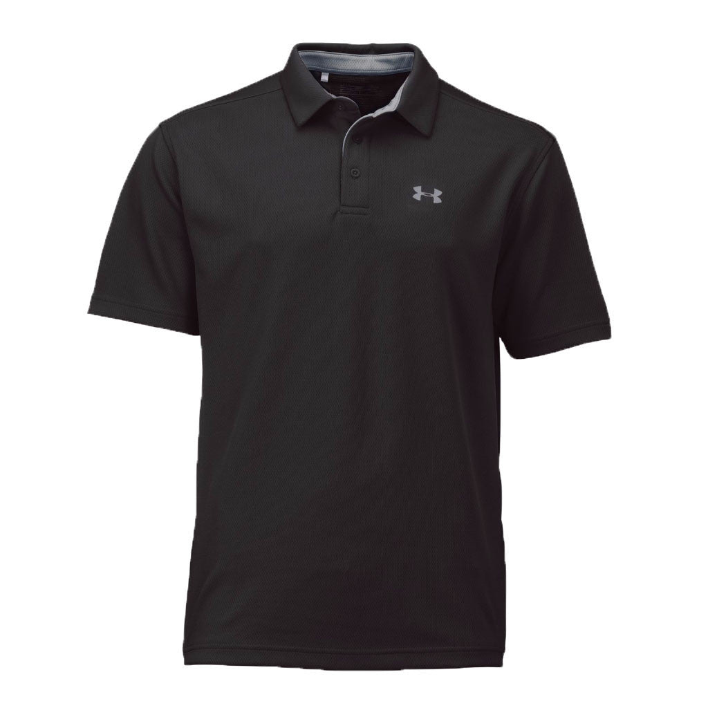 Under Armour Men's Tech Polo in Black